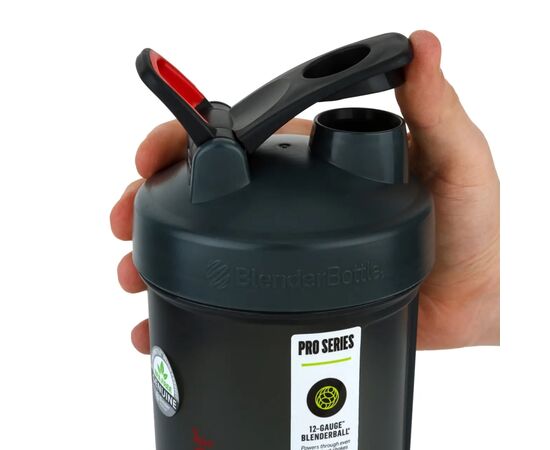 Шейкер спортивный BlenderBottle Pro45 1270ml Grey/Red (Pro45_Grey/Red), изображение 7 Шейкер спортивный BlenderBottle Pro45 1270ml Grey/Red (Pro45_Grey/Red), изображение 7
