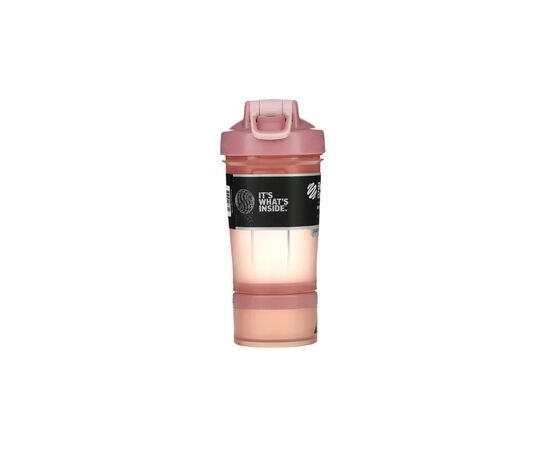 Шейкер спортивный BlenderBottle ProStak 22oz/650ml з 2-ма контейнерами Rose Pink (PS 22oz Rose_Pink), изображение 3