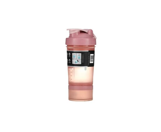 Шейкер спортивный BlenderBottle ProStak 22oz/650ml з 2-ма контейнерами Rose Pink (PS 22oz Rose_Pink), изображение 6