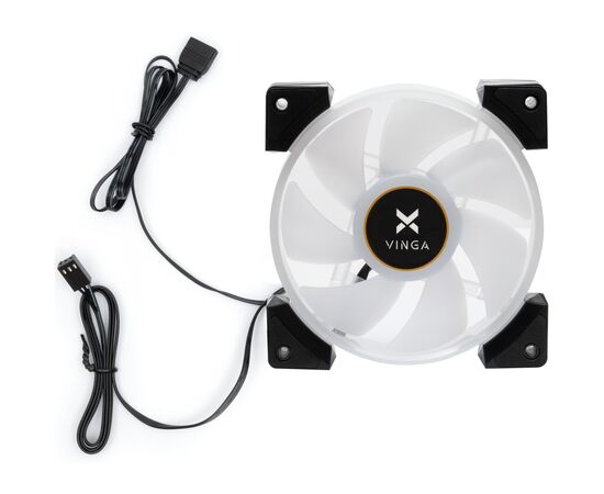 Кулер для корпуса Vinga RGB fan-09, изображение 5 Кулер для корпуса Vinga RGB fan-09, изображение 5