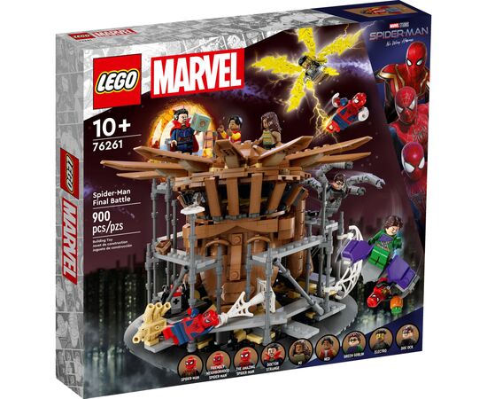 Конструктор LEGO Marvel Вирішальний бій Людини-Павука 900 деталей (76261)