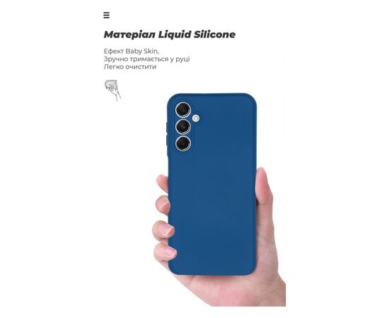 Чохол до мобільного телефона Armorstandart ICON Case Samsung M34 5G (M346) Camera cover Dark Blue (ARM69637), зображення 7 Чохол до мобільного телефона Armorstandart ICON Case Samsung M34 5G (M346) Camera cover Dark Blue (ARM69637), зображення 7