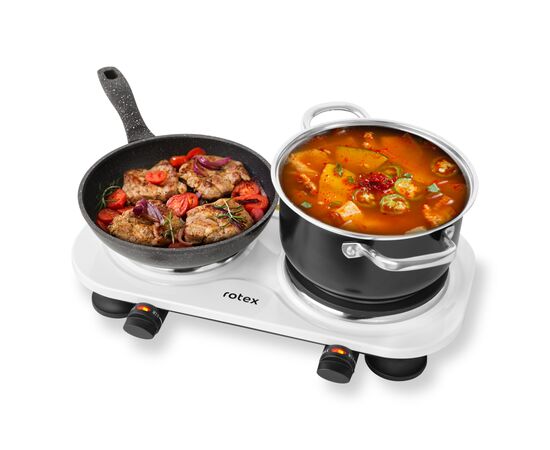 Настільна плита Rotex RIN415-W Duo, зображення 4