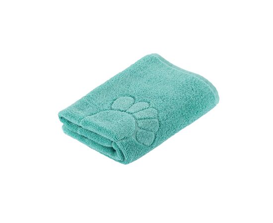 Полотенце Ardesto для ног махровое Benefit 100% хлопок аква 50х70 см (ART2457SA), изображение 3