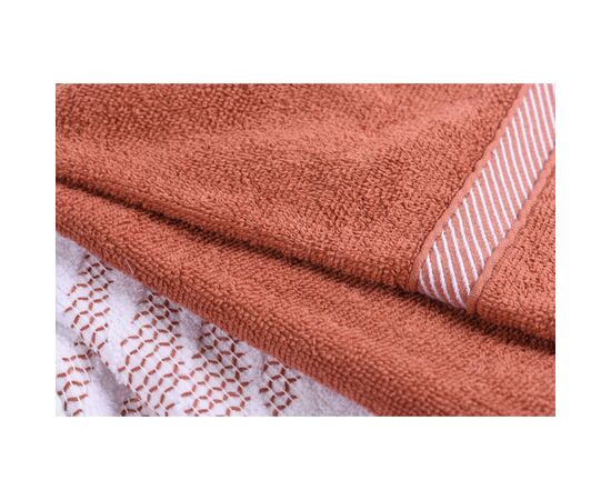 Рушник Ardesto набір кухонних SuperSoft махрові теракота, 2х40х60 см, 100% бавовна (ART4060NT), зображення 4 Рушник Ardesto набір кухонних SuperSoft махрові теракота, 2х40х60 см, 100% бавовна (ART4060NT), зображення 4