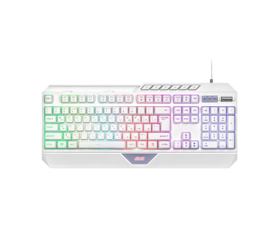 Клавиатура 2E Gaming KG315 RGB USB UA White (2E-KG315UWT)