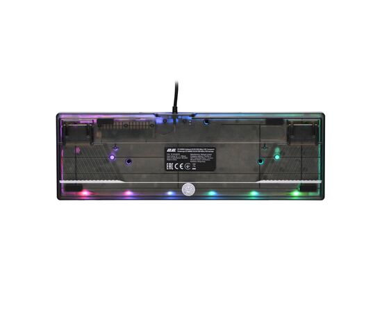Клавиатура 2E Gaming KG345 RGB 68key USB UA Transparent (2E-KG345TR), изображение 5 Клавиатура 2E Gaming KG345 RGB 68key USB UA Transparent (2E-KG345TR), изображение 5