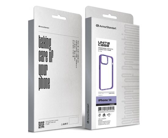 Чохол до мобільного телефона Armorstandart UNIT2 Apple iPhone 14 Lavander (ARM69942), зображення 5 Чохол до мобільного телефона Armorstandart UNIT2 Apple iPhone 14 Lavander (ARM69942), зображення 5