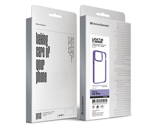 Чехол для мобильного телефона Armorstandart UNIT2 Apple iPhone 14 Pro Lavander (ARM69949), изображение 5 Чехол для мобильного телефона Armorstandart UNIT2 Apple iPhone 14 Pro Lavander (ARM69949), изображение 5