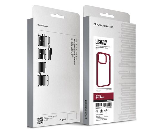 Чохол до мобільного телефона Armorstandart UNIT2 Apple iPhone 14 Pro Marsala (ARM69950), зображення 5 Чохол до мобільного телефона Armorstandart UNIT2 Apple iPhone 14 Pro Marsala (ARM69950), зображення 5