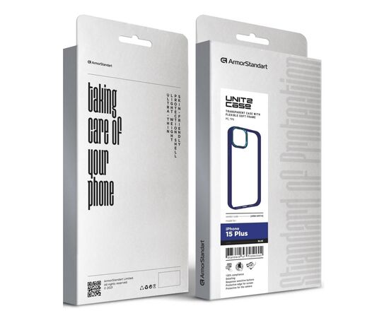 Чехол для мобильного телефона Armorstandart UNIT2 Apple iPhone 15 Plus Blue (ARM69974), изображение 5 Чехол для мобильного телефона Armorstandart UNIT2 Apple iPhone 15 Plus Blue (ARM69974), изображение 5