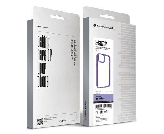 Чохол до мобільного телефона Armorstandart UNIT2 Apple iPhone 15 Plus Lavander (ARM69977), зображення 5 Чохол до мобільного телефона Armorstandart UNIT2 Apple iPhone 15 Plus Lavander (ARM69977), зображення 5