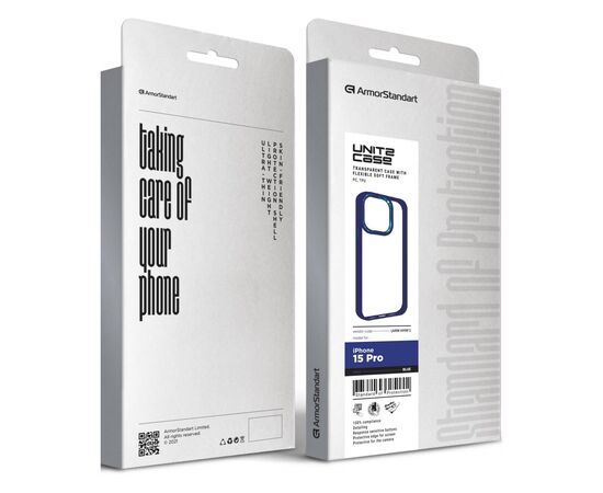 Чохол до мобільного телефона Armorstandart UNIT2 Apple iPhone 15 Pro Blue (ARM69981), зображення 5 Чохол до мобільного телефона Armorstandart UNIT2 Apple iPhone 15 Pro Blue (ARM69981), зображення 5