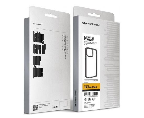 Чохол до мобільного телефона Armorstandart UNIT2 Apple iPhone 15 Pro Max Black (ARM69986), зображення 5 Чохол до мобільного телефона Armorstandart UNIT2 Apple iPhone 15 Pro Max Black (ARM69986), зображення 5