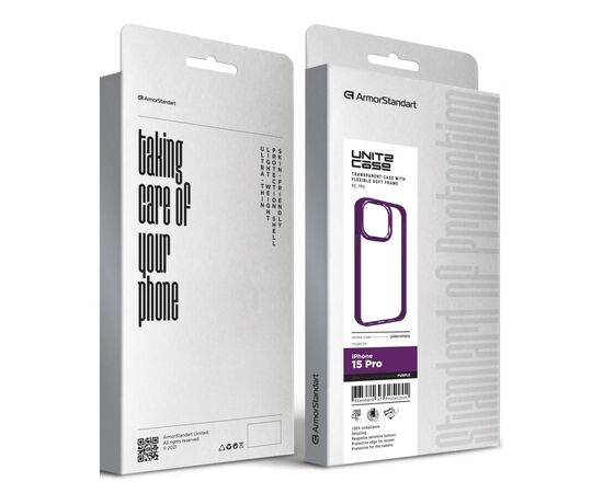 Чохол до мобільного телефона Armorstandart UNIT2 Apple iPhone 15 Pro Purple (ARM69983), зображення 5 Чохол до мобільного телефона Armorstandart UNIT2 Apple iPhone 15 Pro Purple (ARM69983), зображення 5