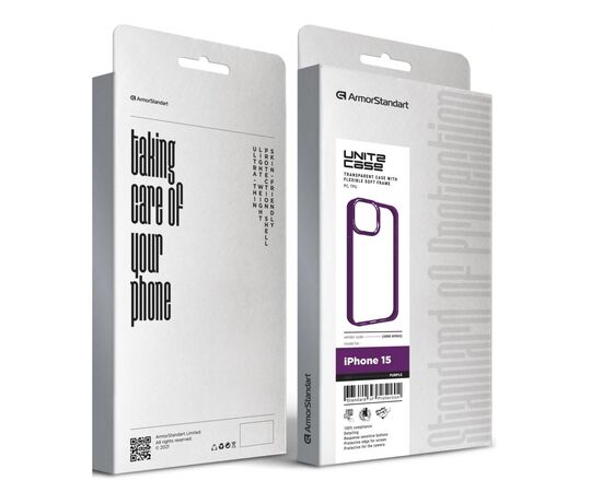 Чохол до мобільного телефона Armorstandart UNIT2 Apple iPhone 15 Purple (ARM69969), зображення 5 Чохол до мобільного телефона Armorstandart UNIT2 Apple iPhone 15 Purple (ARM69969), зображення 5