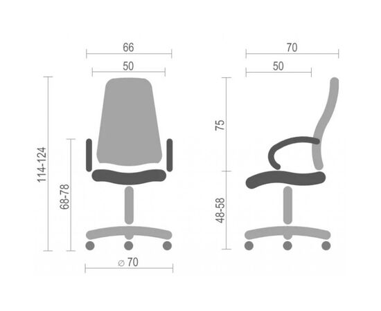 Офисное кресло Аклас Артур EX MB Коричневое (10471), изображение 6 Офисное кресло Аклас Артур EX MB Коричневое (10471), изображение 6