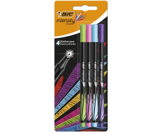 Лайнер Bic Intensity Fun, 4 шт в блистере (bc942076)