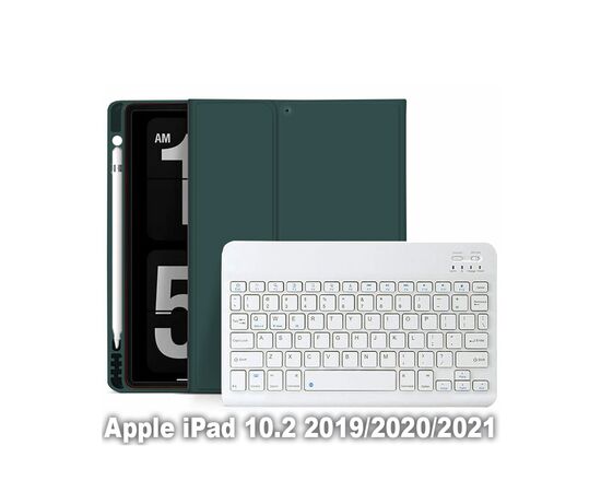 Чохол до планшета BeCover with Keyboard Apple iPad 10.2 2019/2020/2021 Dark Green (709676)