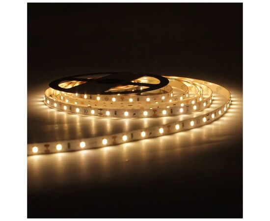 Светодиодная лента LED-STIL 2700K 4,8 Вт/м 2835 60 діодів IP33 12 Вольт 450 lm (DFN2835-60A27-IP33), изображение 3 Светодиодная лента LED-STIL 2700K 4,8 Вт/м 2835 60 діодів IP33 12 Вольт 450 lm (DFN2835-60A27-IP33), изображение 3
