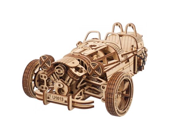 Конструктор Ugears Трицикл UGR-S (6337515), изображение 2 Конструктор Ugears Трицикл UGR-S (6337515), изображение 2