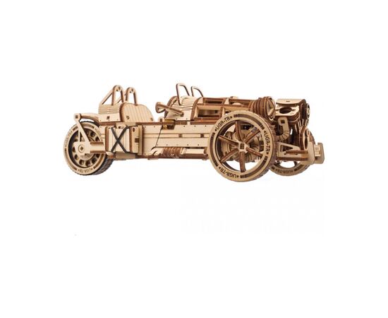 Конструктор Ugears Трицикл UGR-S (6337515), изображение 5 Конструктор Ugears Трицикл UGR-S (6337515), изображение 5
