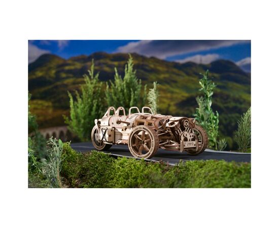 Конструктор Ugears Трицикл UGR-S (6337515), изображение 9 Конструктор Ugears Трицикл UGR-S (6337515), изображение 9
