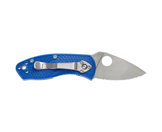 Нож Spyderco Ambitious Serrated Lightweight S35VN Blue (C148SBL), изображение 2 Нож Spyderco Ambitious Serrated Lightweight S35VN Blue (C148SBL), изображение 2