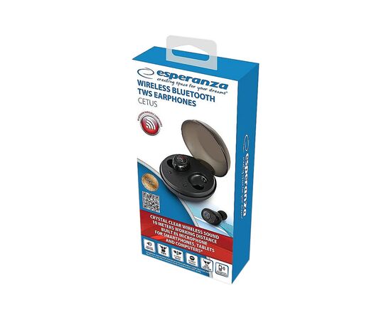 Навушники Esperanza Earphones Cetus (EH229K), зображення 6 Навушники Esperanza Earphones Cetus (EH229K), зображення 6