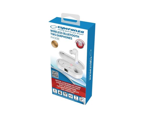 Навушники Esperanza Earphones Phoebe (EH230W), зображення 7 Навушники Esperanza Earphones Phoebe (EH230W), зображення 7