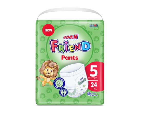 Підгузки GOO.N Friend Розмір 5 (12-17 кг) 24 шт (8697404380627) (F1010117-002)