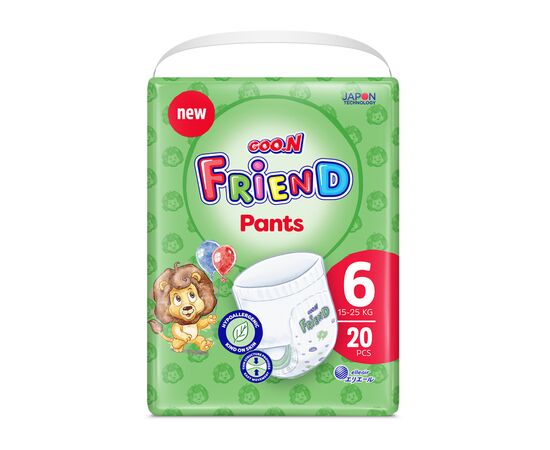 Підгузки GOO.N Friend Розмір 6 (15-25 кг) 20 шт (8697404380634) (F1010117-003)