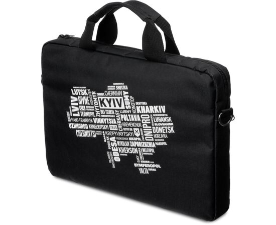 Сумка для ноутбука Vinga 15.6" NB1502 Black, white print (NB1502UWBK)