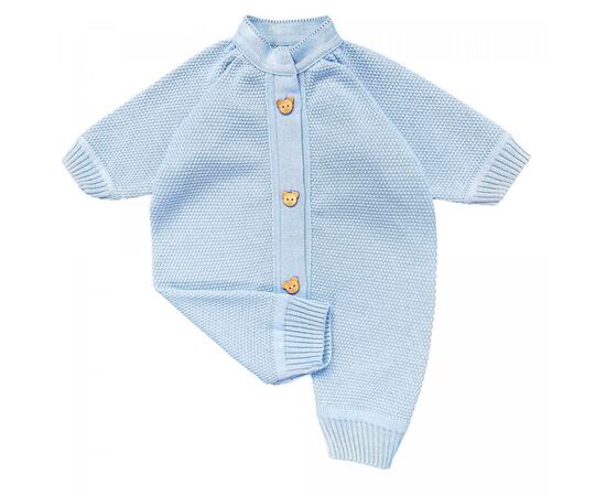 Набор детской одежды Прованс Набор для новорожденных Голубой 3 единицы (плед, человечек (4823093427938), изображение 3