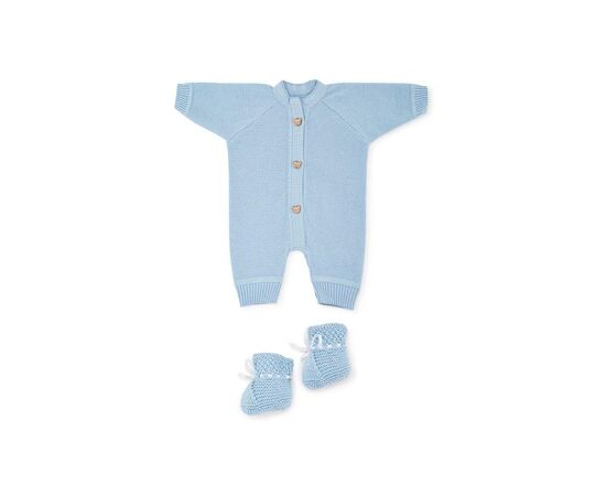 Набор детской одежды Прованс Набор для новорожденных Голубой 3 единицы (плед, человечек (4823093427938), изображение 5