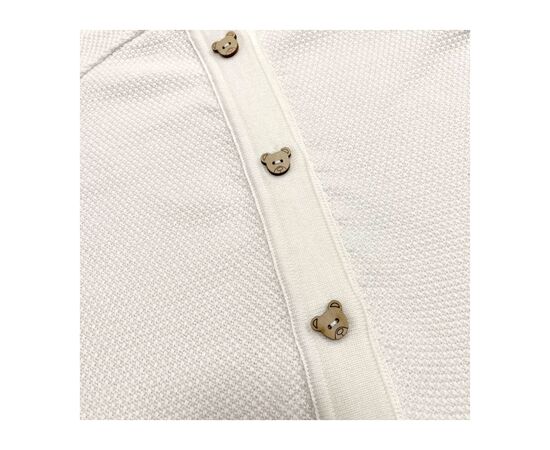 Набор детской одежды Прованс для младенцев Молочный 3 единицы (плед, человечек,пинетки (4823093427921), изображение 3