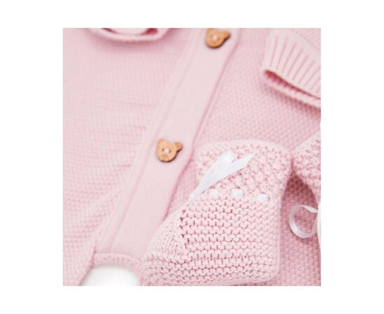 Набор детской одежды Прованс для новорожденных Свет Розовый 3 единицы (плед, человечек , пинетки (4823093427914), изображение 5 Набор детской одежды Прованс для новорожденных Свет Розовый 3 единицы (плед, человечек , пинетки (4823093427914), изображение 5