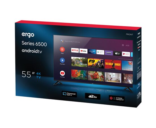 Телевизор Ergo 55GUS6500, изображение 8 Телевизор Ergo 55GUS6500, изображение 8