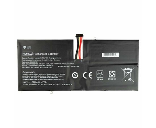 Акумулятор до ноутбука HP Envy Spectre XT 13-2120TU (HD04XL) 14.8V 3200mAh PowerPlant (NB461363)