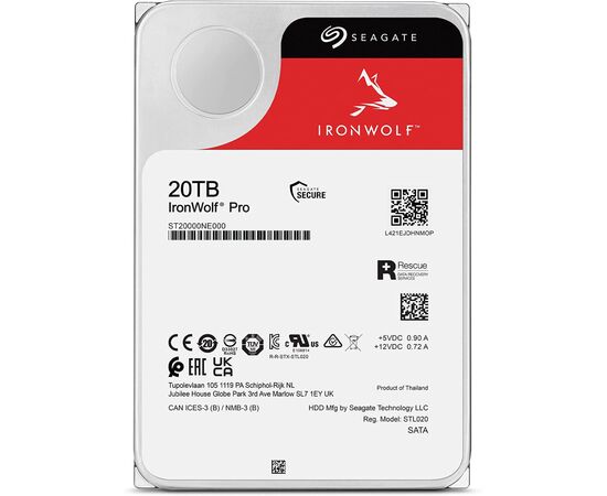 Жесткий диск 3.5" 20TB Seagate (ST20000NE000), изображение 2 Жесткий диск 3.5" 20TB Seagate (ST20000NE000), изображение 2