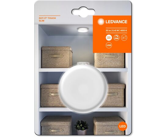 Ночник LEDVANCE DOT-IT TOUCH білий (4058075399709), изображение 3 Ночник LEDVANCE DOT-IT TOUCH білий (4058075399709), изображение 3