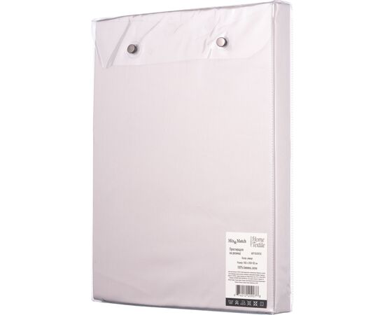 Простынь Ardesto на резинке Mix&Match сатин 180х200+30 см айвори (ART1820FSC), изображение 5 Простынь Ardesto на резинке Mix&Match сатин 180х200+30 см айвори (ART1820FSC), изображение 5