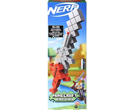 Игрушечное оружие Hasbro Nerf Minecraft Меч Хартстилер (F7597), изображение 2 Игрушечное оружие Hasbro Nerf Minecraft Меч Хартстилер (F7597), изображение 2