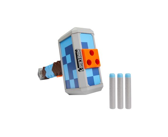 Игрушечное оружие Hasbro Nerf Minecraft Молот Штормландер (F4416), изображение 3 Игрушечное оружие Hasbro Nerf Minecraft Молот Штормландер (F4416), изображение 3