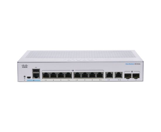 Коммутатор сетевой Cisco CBS350-8P-2G-EU, изображение 2 Коммутатор сетевой Cisco CBS350-8P-2G-EU, изображение 2