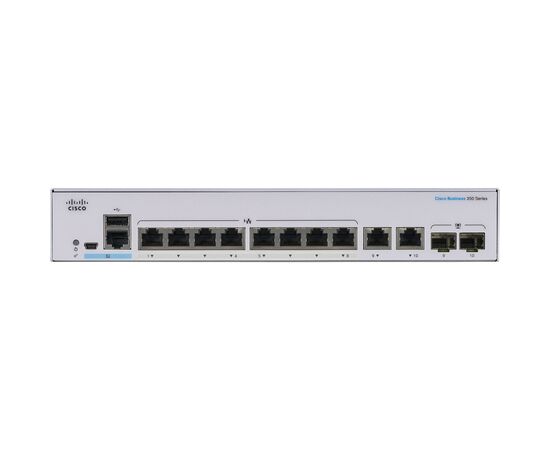 Коммутатор сетевой Cisco CBS350-8P-2G-EU, изображение 3 Коммутатор сетевой Cisco CBS350-8P-2G-EU, изображение 3