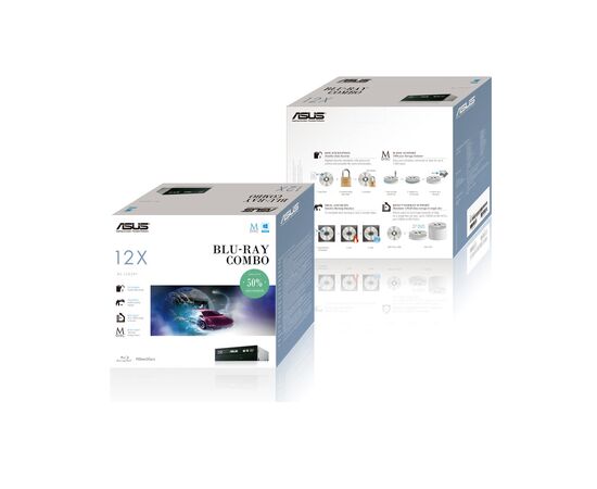 Оптический привод Blu-Ray ASUS BC-12D2HT/BLK/B/AS, изображение 2 Оптический привод Blu-Ray ASUS BC-12D2HT/BLK/B/AS, изображение 2