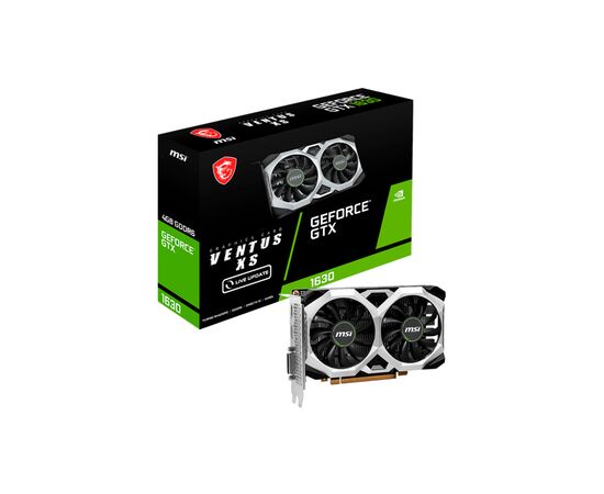Видеокарта MSI GeForce GTX1630 4096Mb VENTUS XS (GTX 1630 VENTUS XS 4G), изображение 5 Видеокарта MSI GeForce GTX1630 4096Mb VENTUS XS (GTX 1630 VENTUS XS 4G), изображение 5