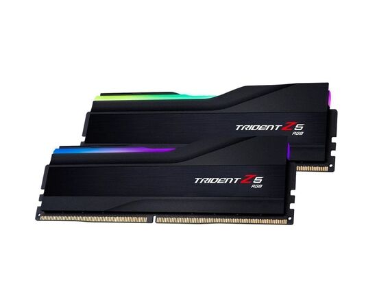 Модуль памяти для компьютера DDR5 48GB (2x24GB) 7200 MHz Trident Z5 RGB Black G.Skill (F5-7200J3646F24GX2-TZ5RK), изображение 4 Модуль памяти для компьютера DDR5 48GB (2x24GB) 7200 MHz Trident Z5 RGB Black G.Skill (F5-7200J3646F24GX2-TZ5RK), изображение 4