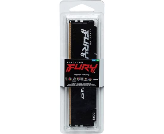 Модуль памяти для компьютера DDR5 32GB 5200 MHz Beast Black Kingston Fury (ex.HyperX) (KF552C36BBE-32), изображение 5 Модуль памяти для компьютера DDR5 32GB 5200 MHz Beast Black Kingston Fury (ex.HyperX) (KF552C36BBE-32), изображение 5